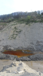 Opencast mining has led to soil erosion in Chiatura, impacting water and air quality.