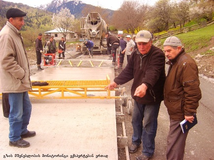 Svaneti Youth Center involves experts in monitoring construction of the Zugdidi-Mestia road.  